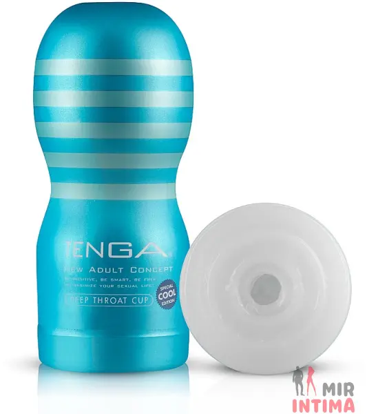 Мастурбатор Tenga Deep Throat Cup Cool Edition, 18Х7,5 см - 1