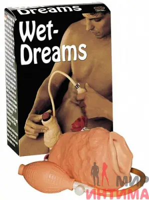 Вакуумный мастурбатор с вибрацией Wet Dreams, 16X3,5 см