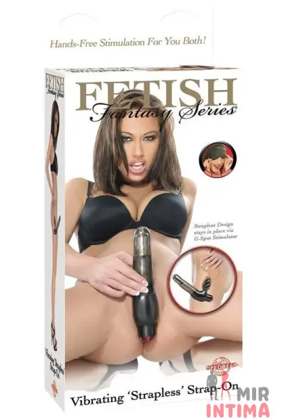 Вибрострапон без ремешков Vibrating Strapless, 15X4,5 см - 2 Вибрострапон без ремешков Vibrating Strapless, 15X4,5 см - 2