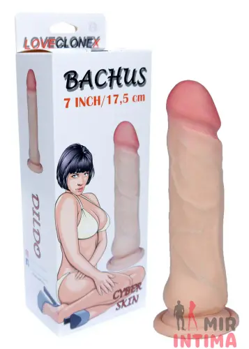 Фаллоимитатор BACHUS-LOVECLONEX 7 ", 17,5х4 Фаллоимитатор BACHUS-LOVECLONEX 7 ", 17,5х4