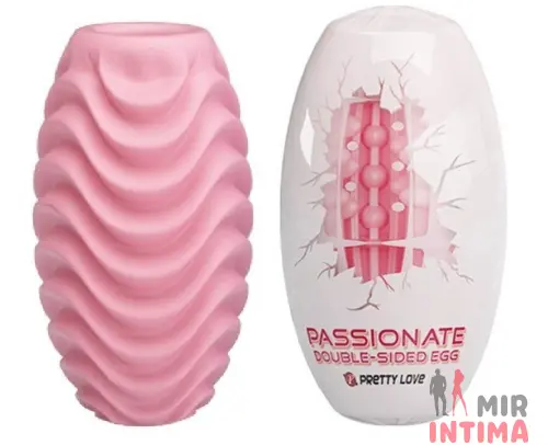 Рельефный мастурбатор-яйцо «Passionate Double-Sided EGG» от Pretty Love