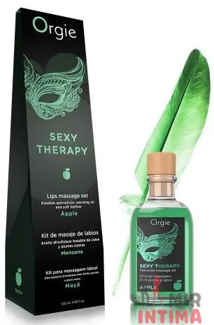 Массажное масло яблоко Orgie Lips Massage, 100 мл