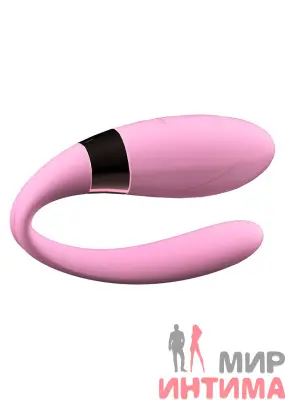 Роскошный стимулятор для пар V-Vibe Pink с ДУ - 6