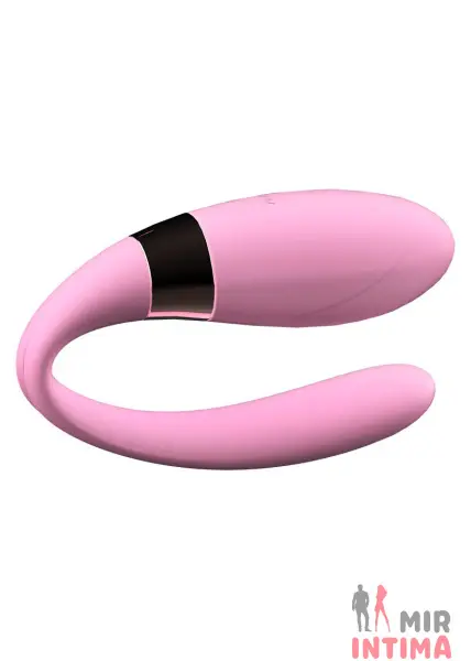 Роскошный стимулятор для пар V-Vibe Pink с ДУ - 6