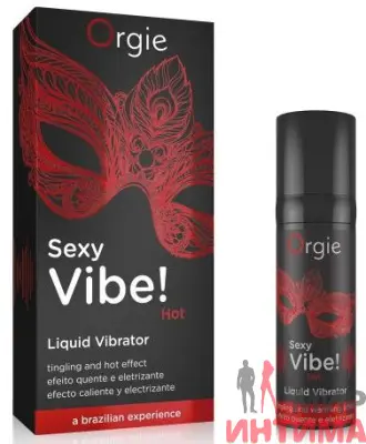 Рідкий вібратор Orgie Sexy Vibe! Hot, 15 мл