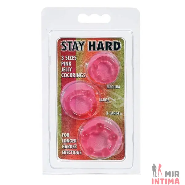 Набор эрекционных колец Stay Hard - 1 Набор эрекционных колец Stay Hard - 1