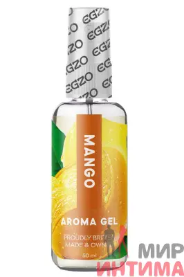 Оральный лубрикант со вкусом манго "EGZO AROMA", 50 мл