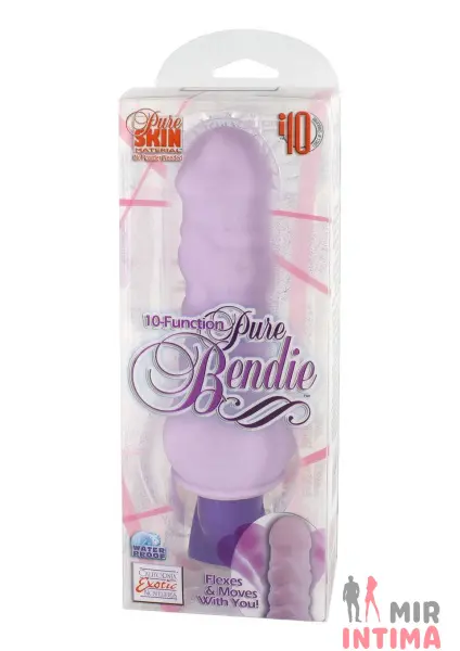 Реалистичный-женский-вибратор-Вибратор Pure Bendie, водонепроницаемый, 17X4 см - 2
