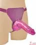 Страпон для женщин TLC® Bree Olson Glitter Glam Strap-On Harness and Dong,13х4,1 см