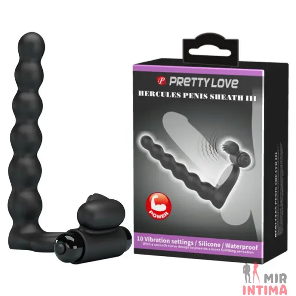 Насадка двойного проникновения PRETTY LOVE - Hercules Penis Sheath III - 7 Насадка двойного проникновения PRETTY LOVE - Hercules Penis Sheath III - 7