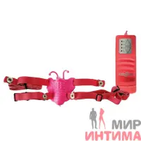Женский-вибратор-Бабочка-Клиторальный вибратор Butterfly Pink, 5X5,5 см