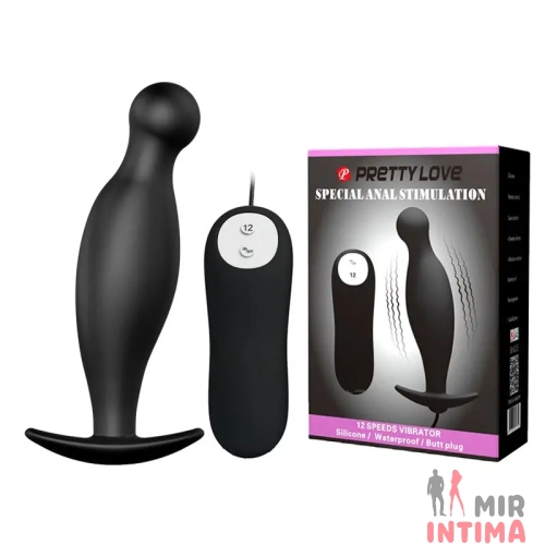 Анальный массажер с вибрацией от "PRETTY LOVE" 11.7х3.2 Анальный массажер с вибрацией от "PRETTY LOVE" 11.7х3.2