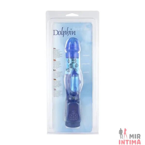 MIDEL8651-Компьютерный-(Rabbit)-женский-вибратор - 1 Компьютерный-(Rabbit)-женский-вибратор-Мультивибратор Dolphin Perfect Vibe, 12x3,5 см - 1