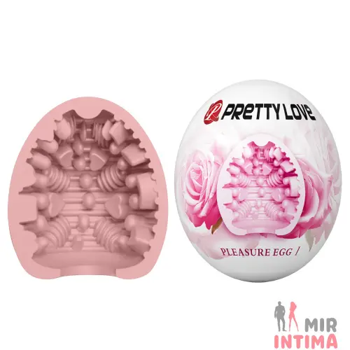Мастурбатор Pretty Love Pleasure Egg I, эластичный