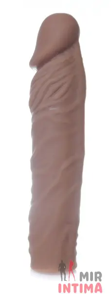 Удлиняющая насадка Boss Series - Perfect Sleeve Mulatto, 7см - 1 Удлиняющая насадка Boss Series - Perfect Sleeve Mulatto, 7см - 1