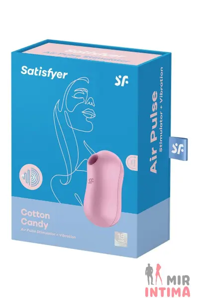 Вакуумный-женский-вибратор-Вакуумный стимулятор Satisfyer Cotton Candy  - 7