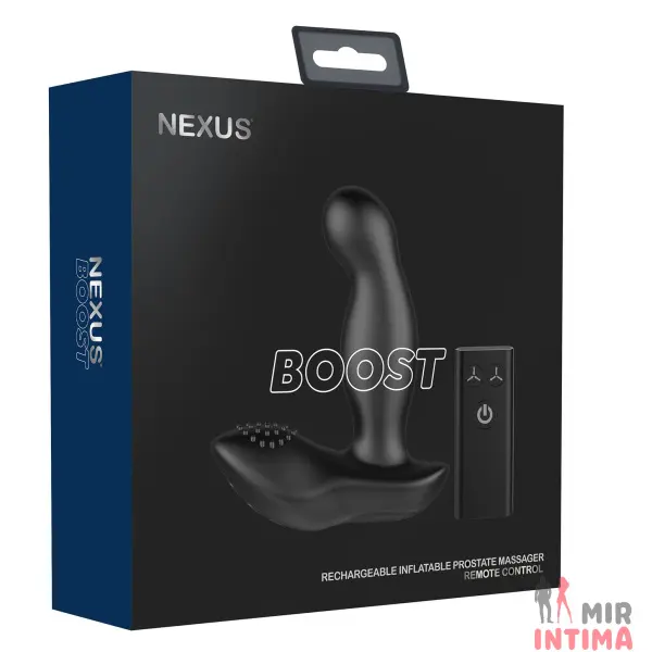Вибромассажер простаты Nexus Boost с надувной головкой, пульт ДУ - 6