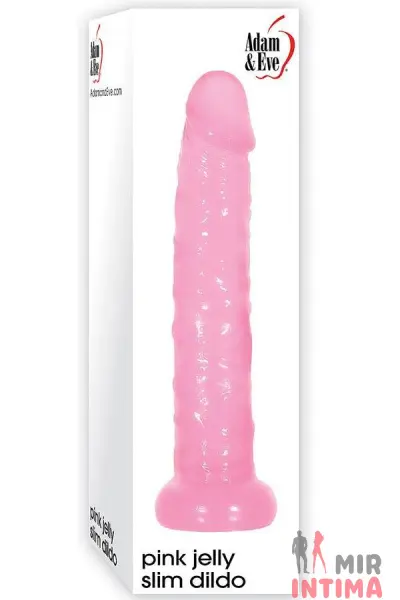 Розовый фаллоимитатор Evolved Slim Dildo Jelly Pink для анального секса, 140 х 25 мм - 2 Розовый фаллоимитатор Evolved Slim Dildo Jelly Pink для анального секса, 140 х 25 мм - 2