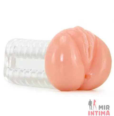 Мастурбатор с двумя отверстиями CyberSkin® Ice Action-View Pussy and Ass Stroker Мастурбатор с двумя отверстиями CyberSkin® Ice Action-View Pussy and Ass Stroker