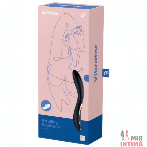 Женский-вибратор-точки-G-Вибратор Satisfyer Rrrolling Explosion Pleasure, силикон, 11.5 см - 6