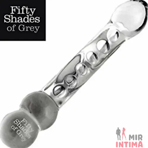 Cтимулятор из стекла Fifty Shades of Grey, Glass-Massage-Wand, 19х3,6 см