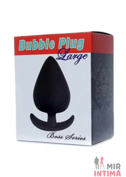 Анальная пробка Bubble Plug Large, 9,5х5 см - 3