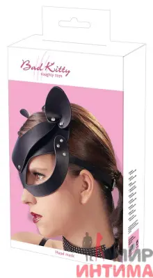 Оригинальная маска Bad Kitty со стразами - 5