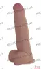 Фаллоимитатор с мошонкой EGZO, 20х4,5 см - 1 Фаллоимитатор с мошонкой EGZO, 20х4,5 см - 1