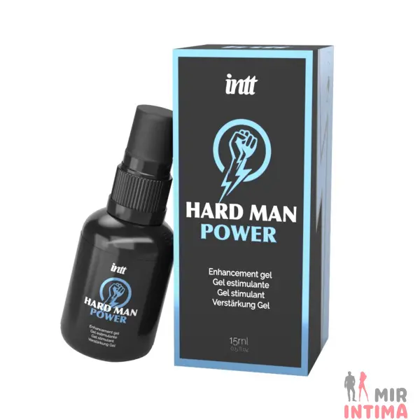 Стимулирующий гель для эрекции Intt Hard Man Power, 15мл - 1