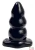 Анальный плаг Tripple Ripple Butt Plug Large, 11.6х6см - 3 Анальный плаг Tripple Ripple Butt Plug Large, 11.6х6см - 3