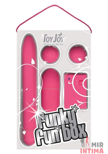 Вибратор, вибропуля и вагинальные шарики Funky Box - 1 Вибратор, вибропуля и вагинальные шарики Funky Box - 1
