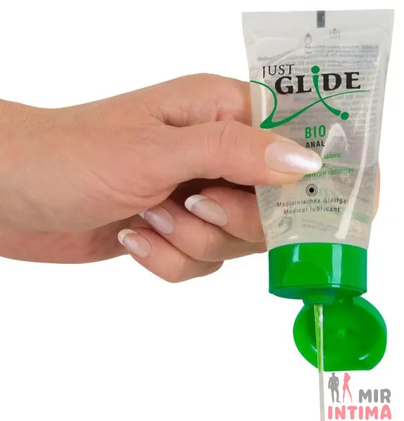 Веганская органическая анальная смазка - Just Glide Bio Anal, 50 мл - 2
