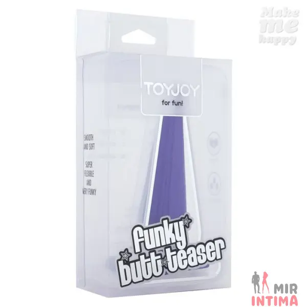 Анальная пробка Teaser Funky Butt Toy Joy, 10 х 3 см - 3 Анальная пробка Teaser Funky Butt Toy Joy, 10 х 3 см - 3