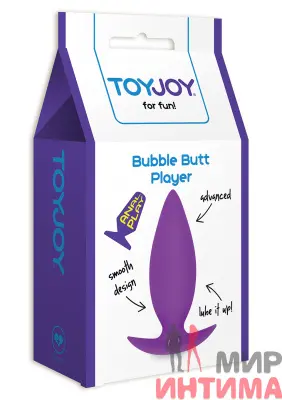 Анальная пробка Bubble Butt Player Advanced, 10х3 см
