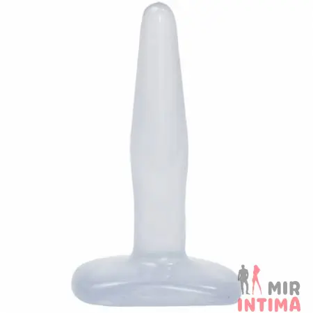 Анальная прозрачная пробка Butt Plug Small, 11х2 см