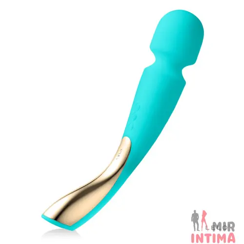 MISO8099-Женский-вибратор-LELO Женский-вибратор-LELO-Вибромассажер LELO Smart Wand 2 Medium Ocean
