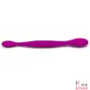 Гелевый-и-силиконовый-женский-вибратор-Toy Joy Infinity Double Dildo - двусторонний силиконовый вибратор. - 2