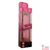 Гелевый-и-силиконовый-женский-вибратор-Вибратор Fine Young Man Pink, 14x3 см
