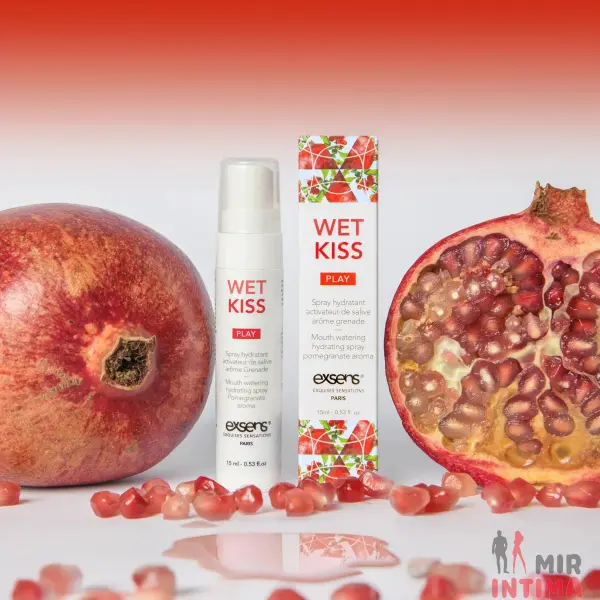 Спрей для усиления слюноотделения EXSENS Wet Kiss Pomegranate, 15мл - 3 Спрей для усиления слюноотделения EXSENS Wet Kiss Pomegranate, 15мл - 3