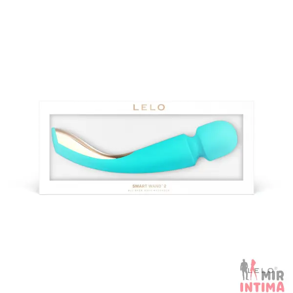 MISO8099-Женский-вибратор-LELO - 3 Женский-вибратор-LELO-Вибромассажер LELO Smart Wand 2 Medium Ocean - 3