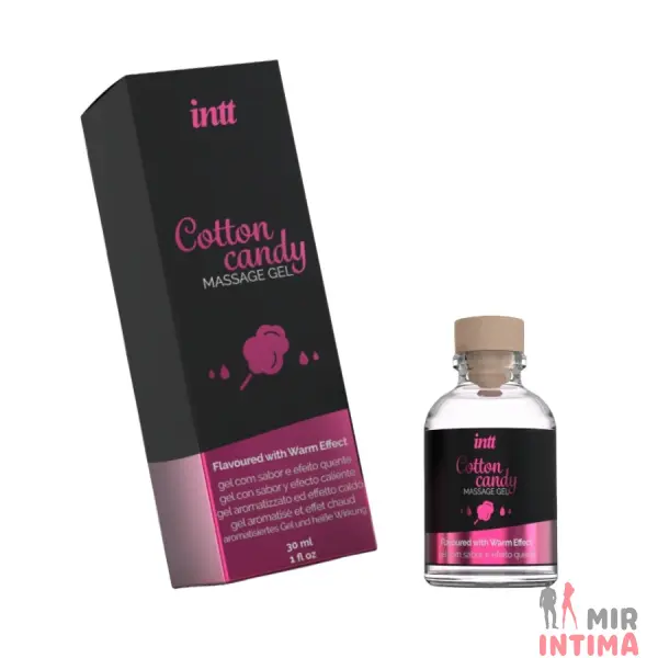 Intt Cotton Candy Gel - массажный гель, вкус сладкой ваты. - 3 Intt Cotton Candy Gel - массажный гель, вкус сладкой ваты. - 3