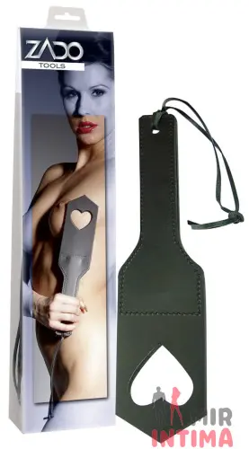 Шлепалка Leather Heartpaddle Шлепалка Leather Heartpaddle