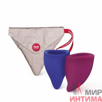Набор менструальных чаш размера B от Fun Factory Menstrual Cup - 1
