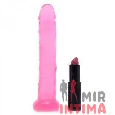 Розовый фаллоимитатор Evolved Slim Dildo Jelly Pink для анального секса, 140 х 25 мм Розовый фаллоимитатор Evolved Slim Dildo Jelly Pink для анального секса, 140 х 25 мм