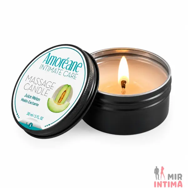 Массажная свеча Amoreane Juicy Melon, 30мл - 1