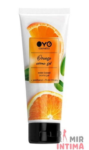 Универсальный ароматизированный увлажняюший гель-лубрикант OYO - Orange aroma gel, 75 ml