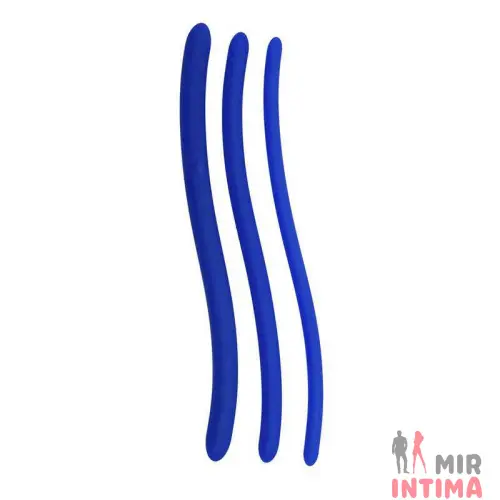 Набор стимуляторов-дилаторов Silicone Dilator Set, синий Набор стимуляторов-дилаторов Silicone Dilator Set, синий