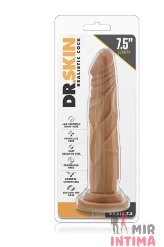 Фаллоимитатор DR. SKIN REALISTIC COCK 7.5INCH MOCHA Фаллоимитатор DR. SKIN REALISTIC COCK 7.5INCH MOCHA