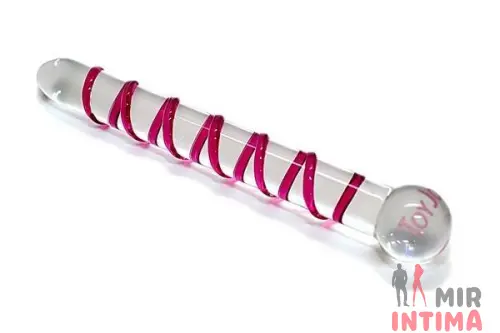 Фаллоимитатор Glass Worxx Sparkle Scepter, стеклянный, 19x2,5 см Фаллоимитатор Glass Worxx Sparkle Scepter, стеклянный, 19x2,5 см