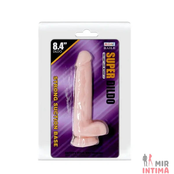 Фаллоимитатор на присоске "SUPER DILDO 8.4", 17х4.5см - 5 Фаллоимитатор на присоске "SUPER DILDO 8.4", 17х4.5см - 5